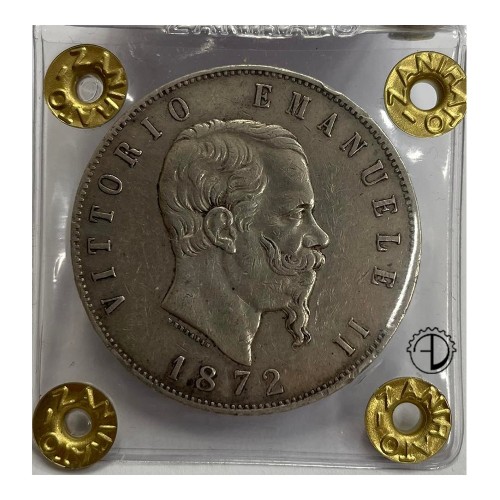 Regno d'Italia 5 lire 1872R