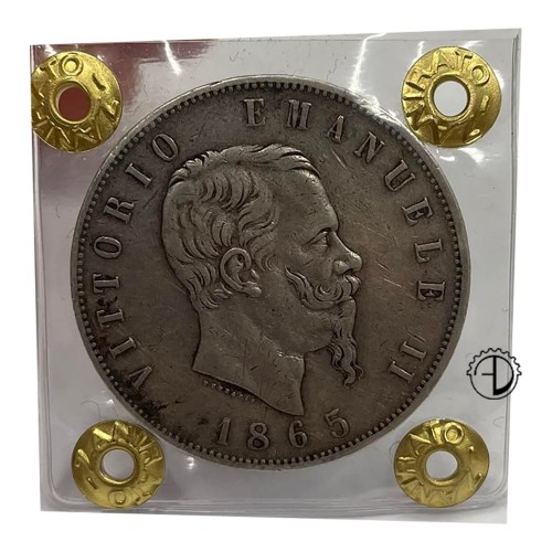 Regno d'Italia 5 lire 1865N