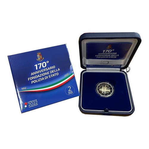 Italia - 2022 - 2€ Polizia PROOF