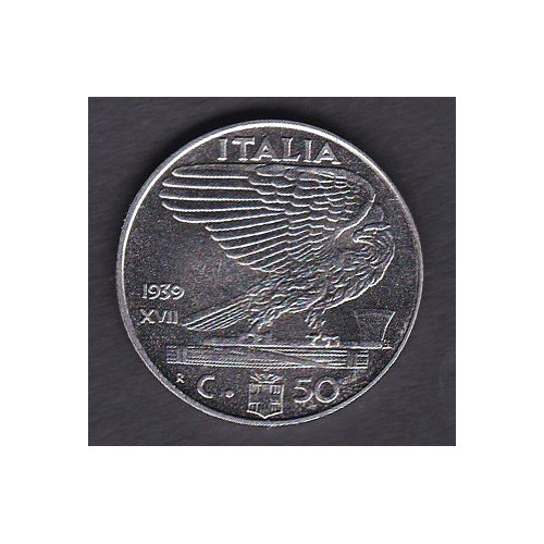 Regno d'Italia 1939 50 centesimi Impero