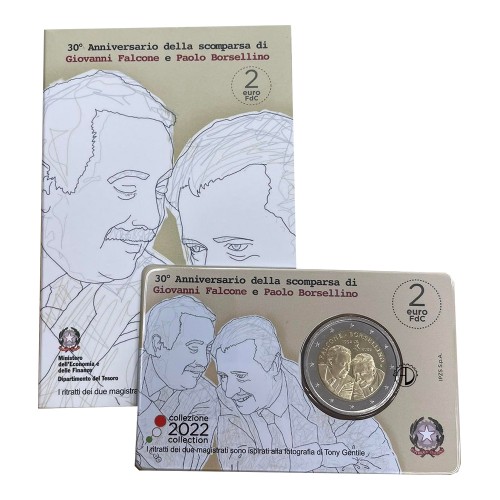 Italia - 2022 - 2€ Falcone e...