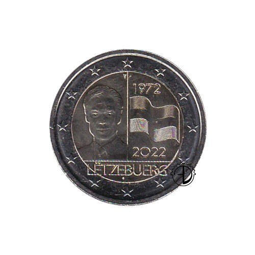 Lussemburgo - 2022 - 2€ Bandiera