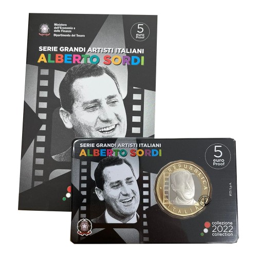 Italia - 2022 - 5€ Alberto Sordi