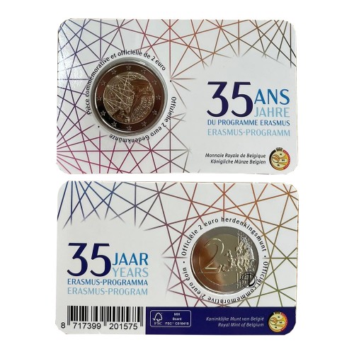 Belgio - 2022 - 2€ Erasmus coincard...