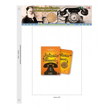 Abafil Italia 5€ Foglio 2021 - Meucci