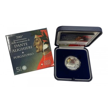 Italia - 2022 - 5€ Dante Purgatorio