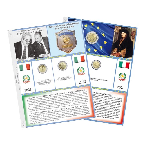 Fogli Italia 2022 2€ comm. - Abafil