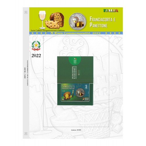 Abafil Italia 5€ Foglio 2022 - Lombardia