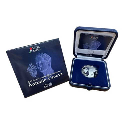Italia - 2022 - 5€ Canova