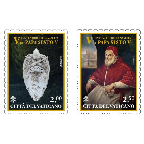 Vaticano 2021 - Papa Sisto V, 2 v.