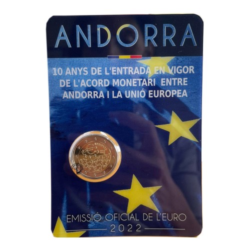 Andorra - 2022 - 2€ Accordo Monetario