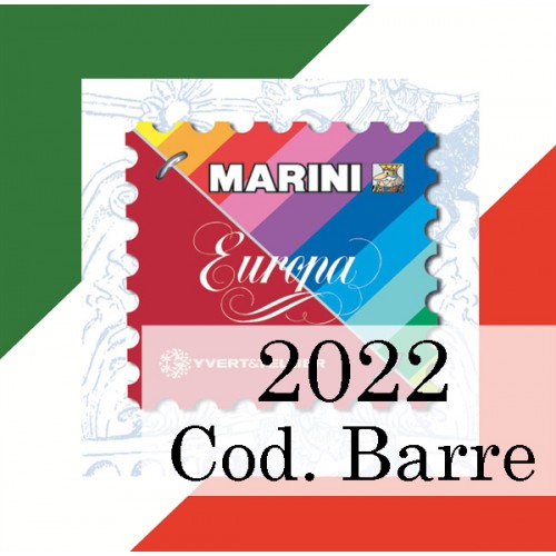 Fogli Italia 2022 Codici a Barre - V. Europa