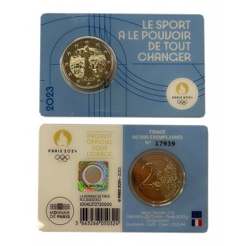 Francia - 2023 - 2€ Olimpiadi in blister BLU
