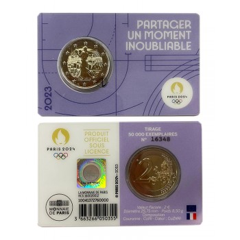 Francia - 2023 - 2€ Olimpiadi in blister (colore casuale)