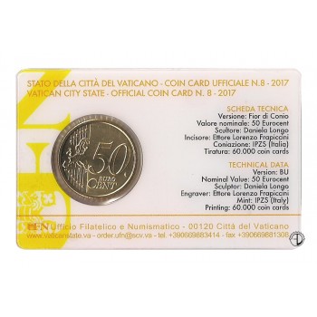 Vaticano - 2017 - Coin Card (n.8) 2