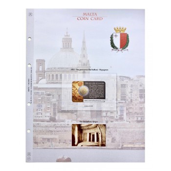 Abafil Foglio 2€ 2022 Malta Tempio