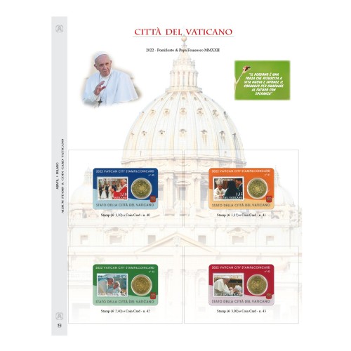 Fogli Vaticano Stamps&Coincard 2022...