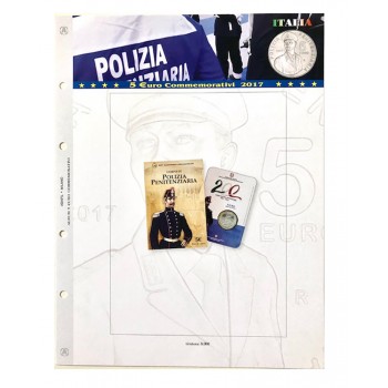 Abafil Italia 5€ Foglio 2017 - Polizia Penitenziaria