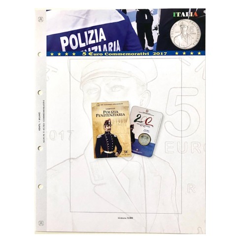 Abafil Italia 5€ Foglio 2017 -...