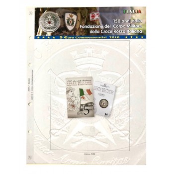 Abafil Italia 5€ Foglio 2016 - Croce Rossa