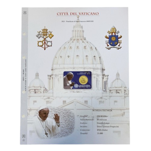 Fogli Vaticano Coincard 2023 - Abafil
