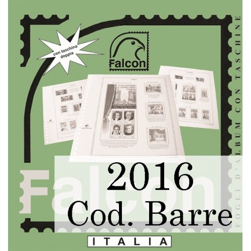 Fogli Italia 2016 Codice a Barre