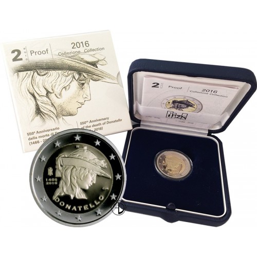 Italia - 2016 - 2€ Donatello proof
