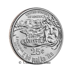 USA 1/4$ 2023 Edith Kanakaʻole