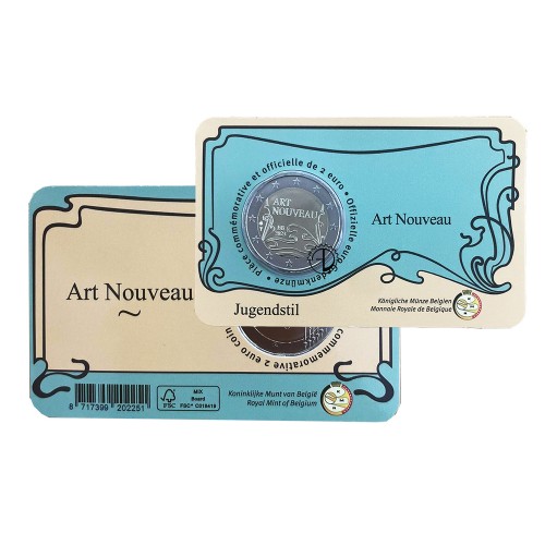 Belgio - 2023 - 2€ Art Nouveau (v. francese)