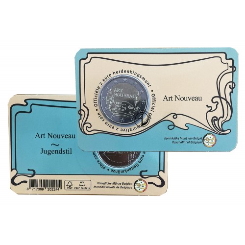 Belgio - 2023 - 2€ Art Nouveau (v....