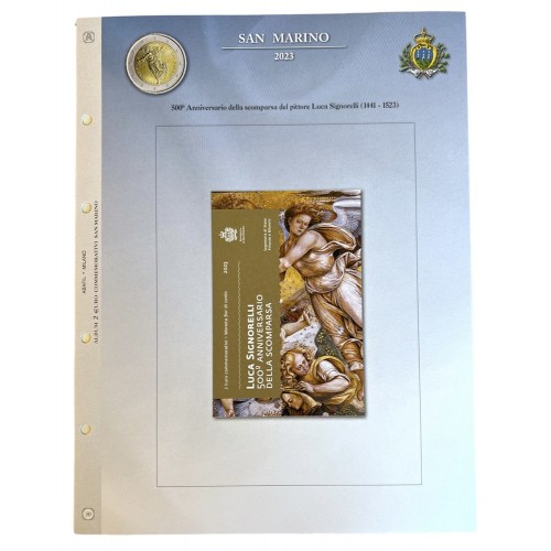 Abafil S.Marino Foglio 2€ 2023...