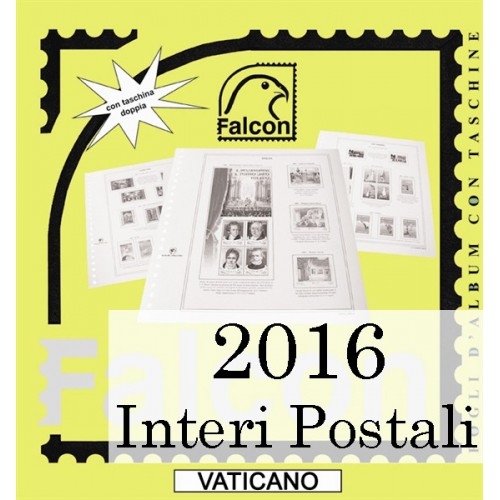 Fogli Vaticano 2016 Interi Postali