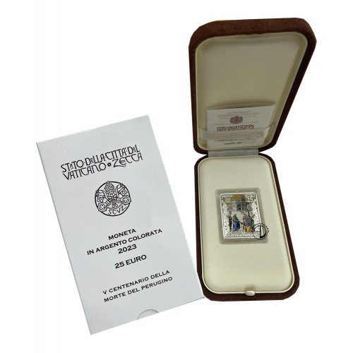 Vaticano - 2023 - 25€ arg Perugino PROOF
