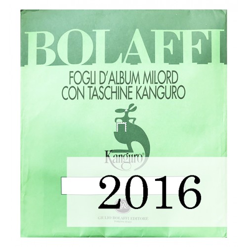 Fogli Italia 2016 - Bolaffi