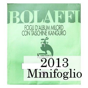 Fogli Italia 2013 MF Juventus - Bolaffi