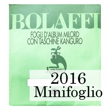 Fogli Italia 2016 MF Juventus - Bolaffi