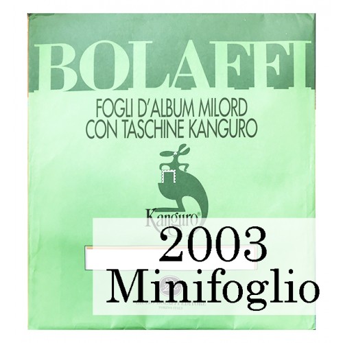 Fogli Italia 2003 MF Montecitorio -...