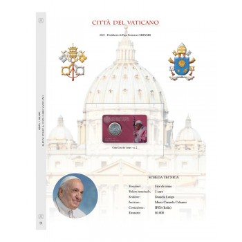 Fogli Vaticano Coincard 2023 1€ - Abafil