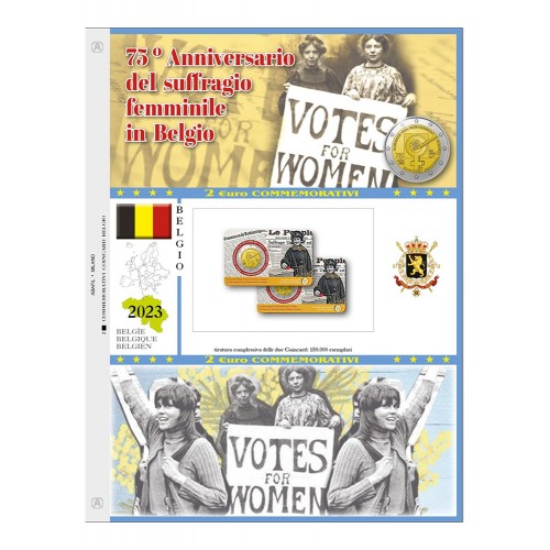Abafil Foglio 2€ 2023 Belgio...