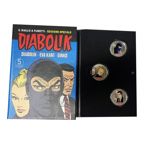 Italia - 2023 - 5€ Diabolik: TRITTICO