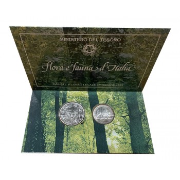 Italia - 1991 - Dittico Flora e Fauna