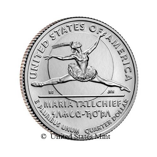 USA 1/4$ 2023 Maria Tallchief