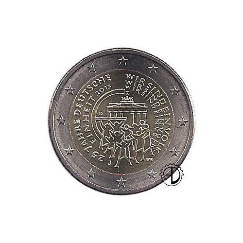 Filatelia Dabbene: Germania - 2015 - 2€ Riunificazione Tedesca