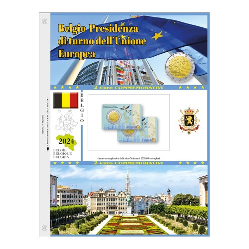 Abafil Foglio 2€ 2024 Belgio...
