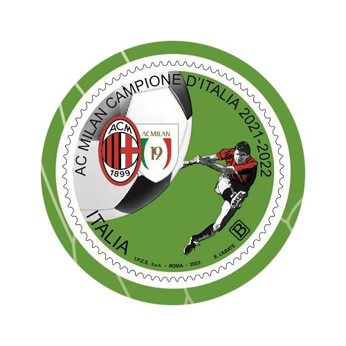 Italia 2022 - Minifoglio Milan Campione