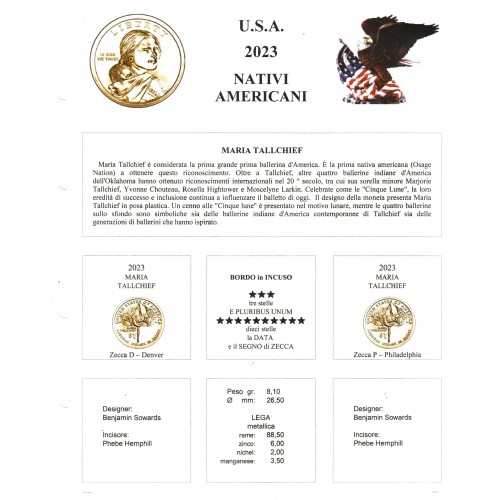 Foglio 2024 per $ Nativi Americani