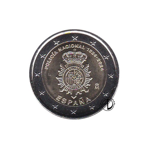 Spagna - 2024 - 2€ Polizia
