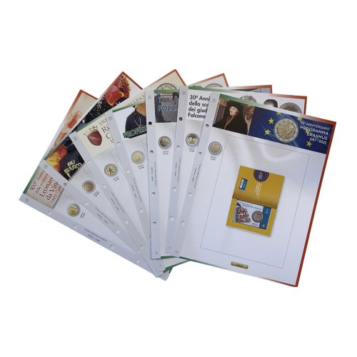 Blocco Fogli Italia 2€ in Coincard - 2019/2023 - Abafil