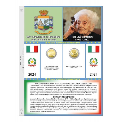 Foglio Italia 2024 2€ comm. - Abafil