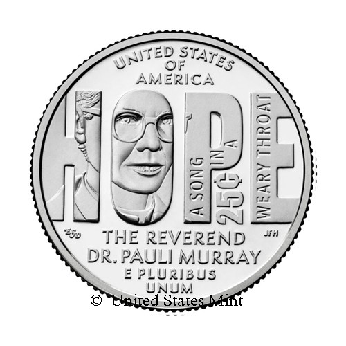 USA 1/4$ 2024 Pauli Murray